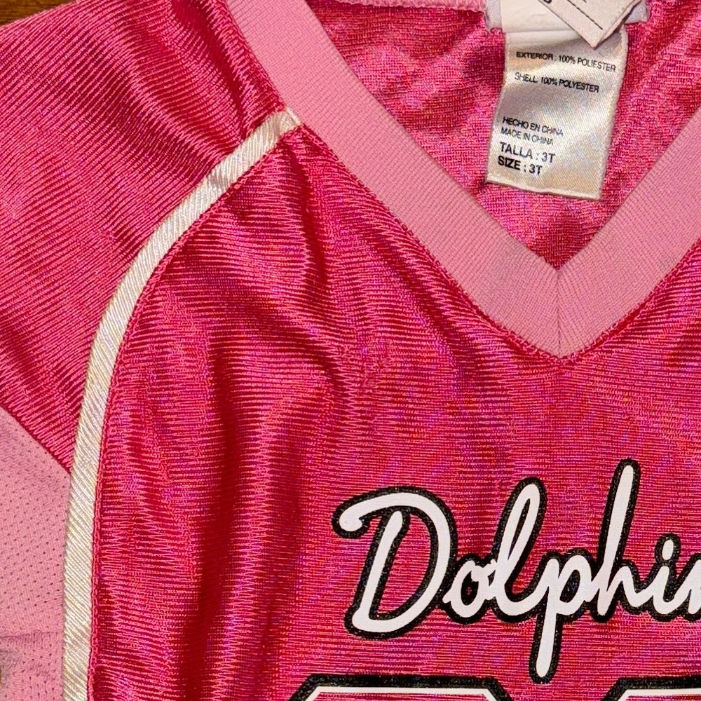 Miami Dolphins NFL Team Apparel Jersey *play condition* Size 3T - Picture 4 of 4